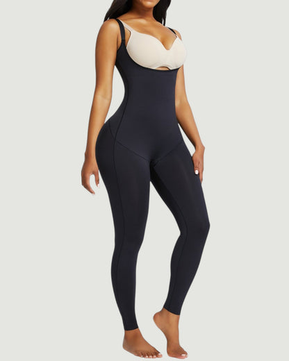 Formé Snatched Open-Bust Bodysuit